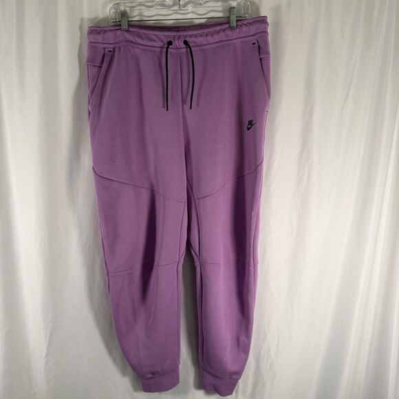 Nike Pants - Nike Sweatpant Joggers Women's XL Purple Elastic Waist Pull On Pockets